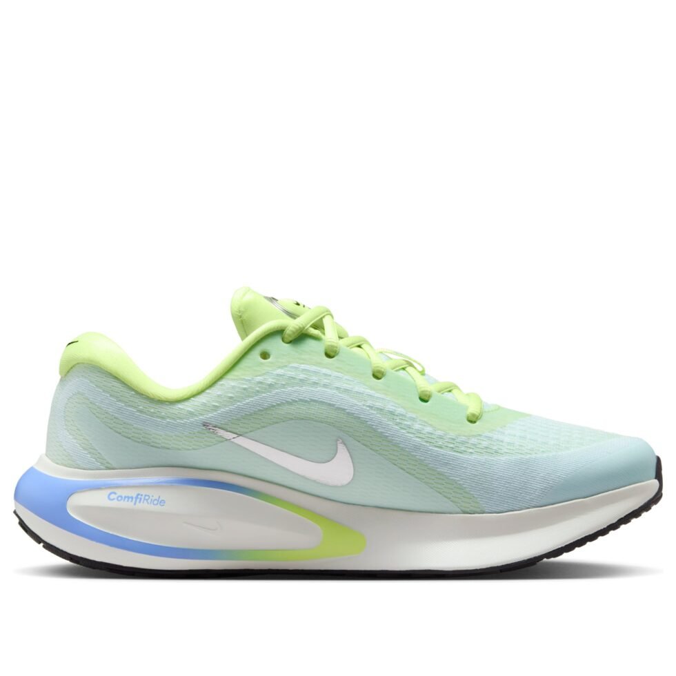 (WMNS) Nike Journey Run 'Light Lemon Twist Glacier Blue Silver' FJ7765-700 - Image 6