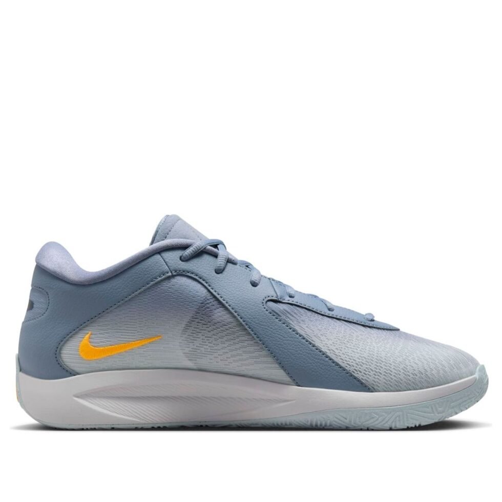 Nike Zoom Freak 6 'Wolf Grey Yellow' FJ7792-400 - Image 2