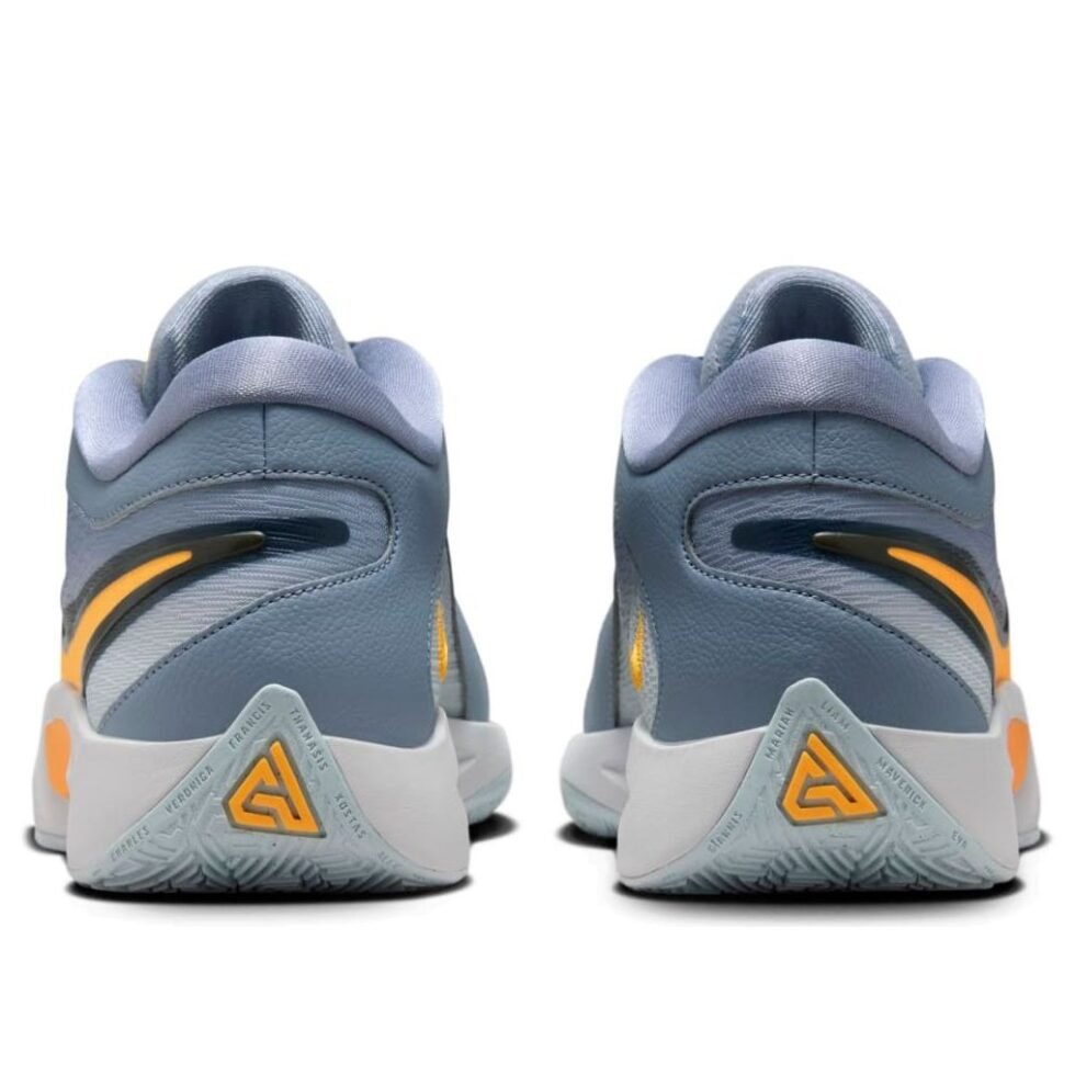 Nike Zoom Freak 6 'Wolf Grey Yellow' FJ7792-400 - Image 5