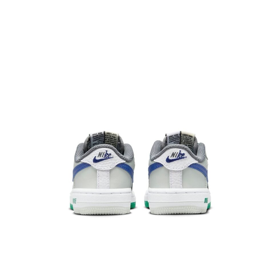 (TD) Nike Force 1 LV8 'Split - Light Silver Deep Royal' FJ8788-001 - Image 5