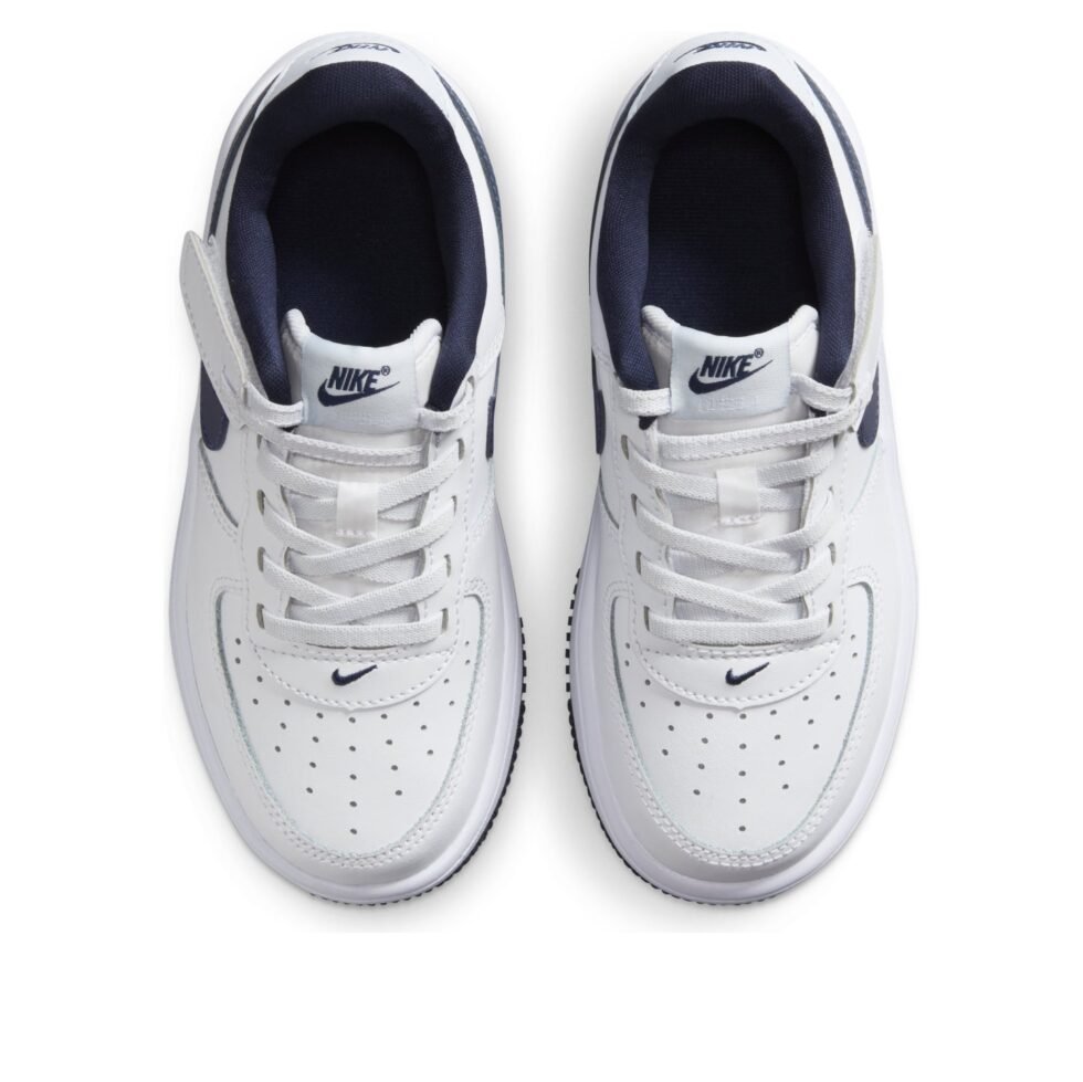 (PS) Nike Force 1 Low EasyOn 'White Midnight Navy' FN0237-104 - Image 2