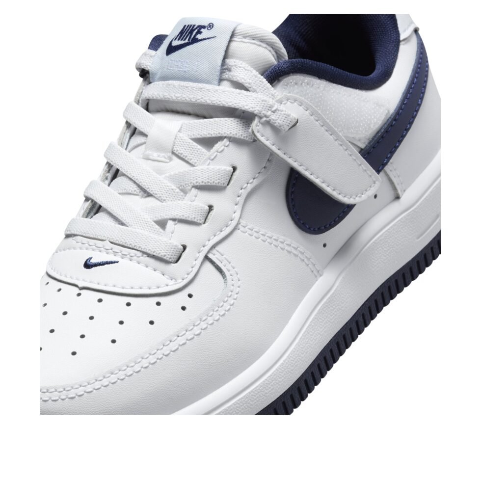 (PS) Nike Force 1 Low EasyOn 'White Midnight Navy' FN0237-104 - Image 5