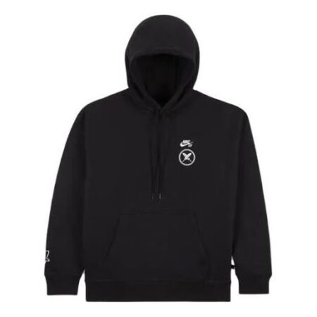 Nike SB x Yuto Graphic Fleece Pullover Hoodie 'Black' FN0552-010