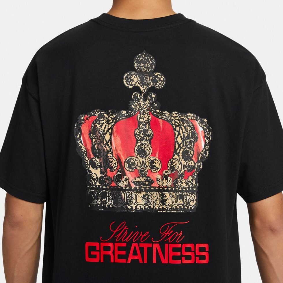 Nike LeBron Max90 T-Shirt 'Black' FN0806-010 - Image 4