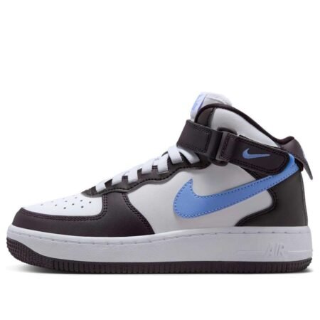 (GS) Nike Air Force 1 Mid EasyOn 'Burgundy Ash White Royal' FN1193-600