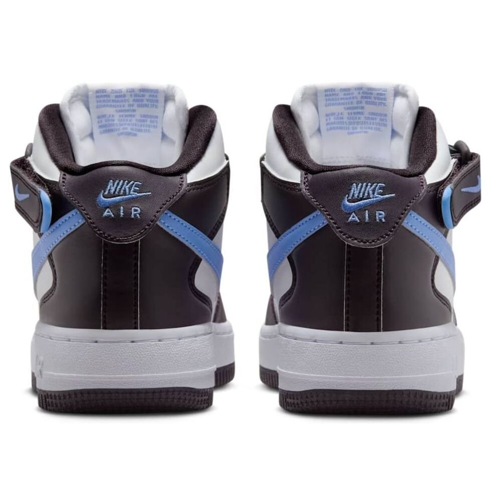(GS) Nike Air Force 1 Mid EasyOn 'Burgundy Ash White Royal' FN1193-600 - Image 5