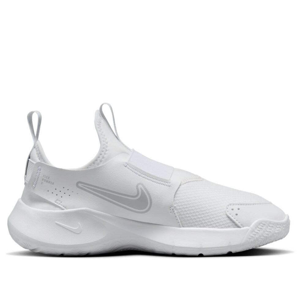 (GS) Nike Flex Runner 3 'White Pure Platinum' FN1294-100 - Image 6