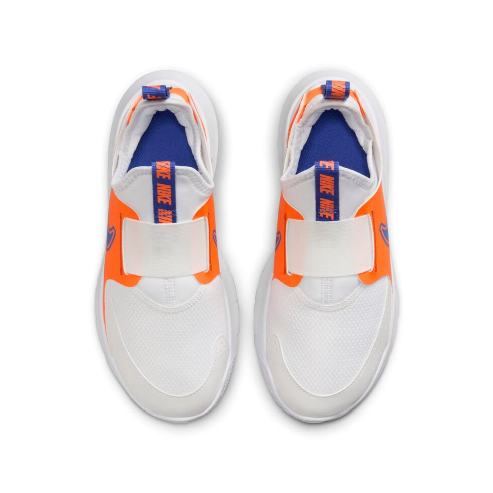 (GS) Nike Flex Runner 3 'White Total Orange Blue' FN1294-101 - Image 4