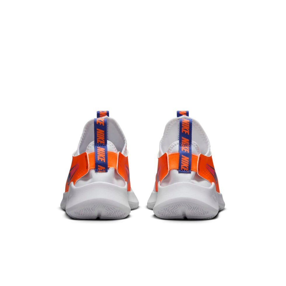 (GS) Nike Flex Runner 3 'White Total Orange Blue' FN1294-101 - Image 5