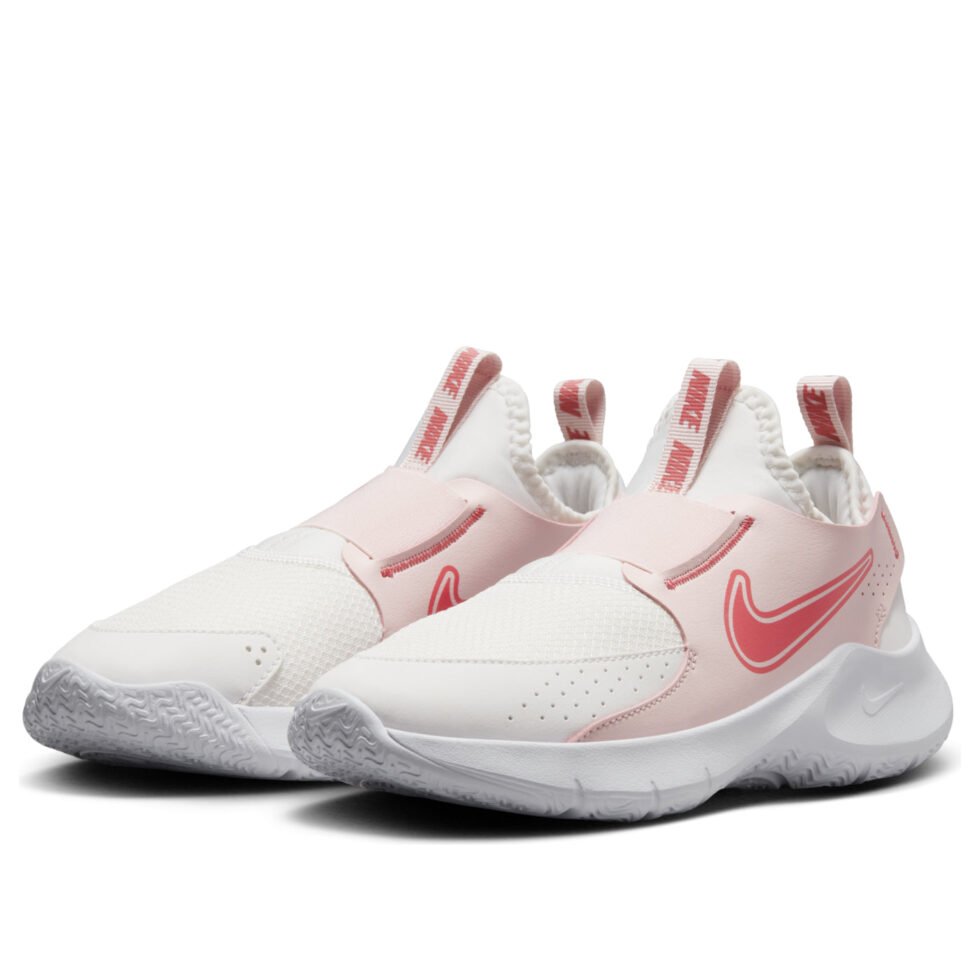 (GS) Nike Flex Runner 3 'Summit White Echo Pink Magic Ember' FN1294-104 - Image 4