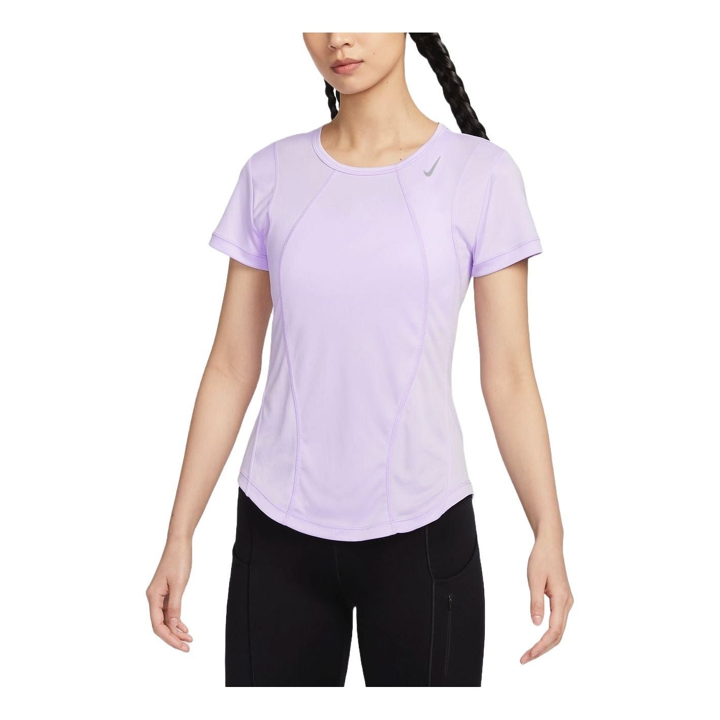 (WMNS) Nike Fast Dri-FIT Running T-shirt Asia Sizing 'Purple' FN2519-512