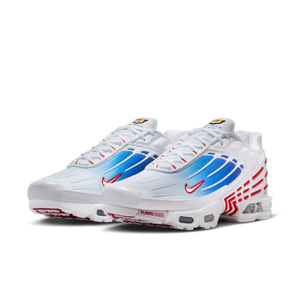 Nike Air Max Plus 3 'White University Red' FN3411-100 - Image 2