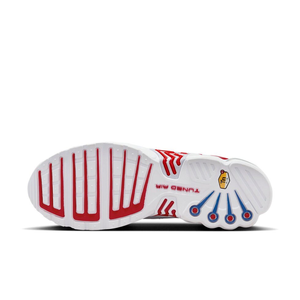 Nike Air Max Plus 3 'White University Red' FN3411-100 - Image 5