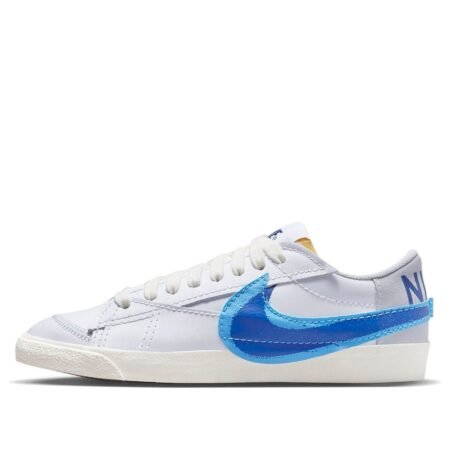 Nike Blazer Low '77 Jumbo Double Swoosh 'White Blue' FN3413-100