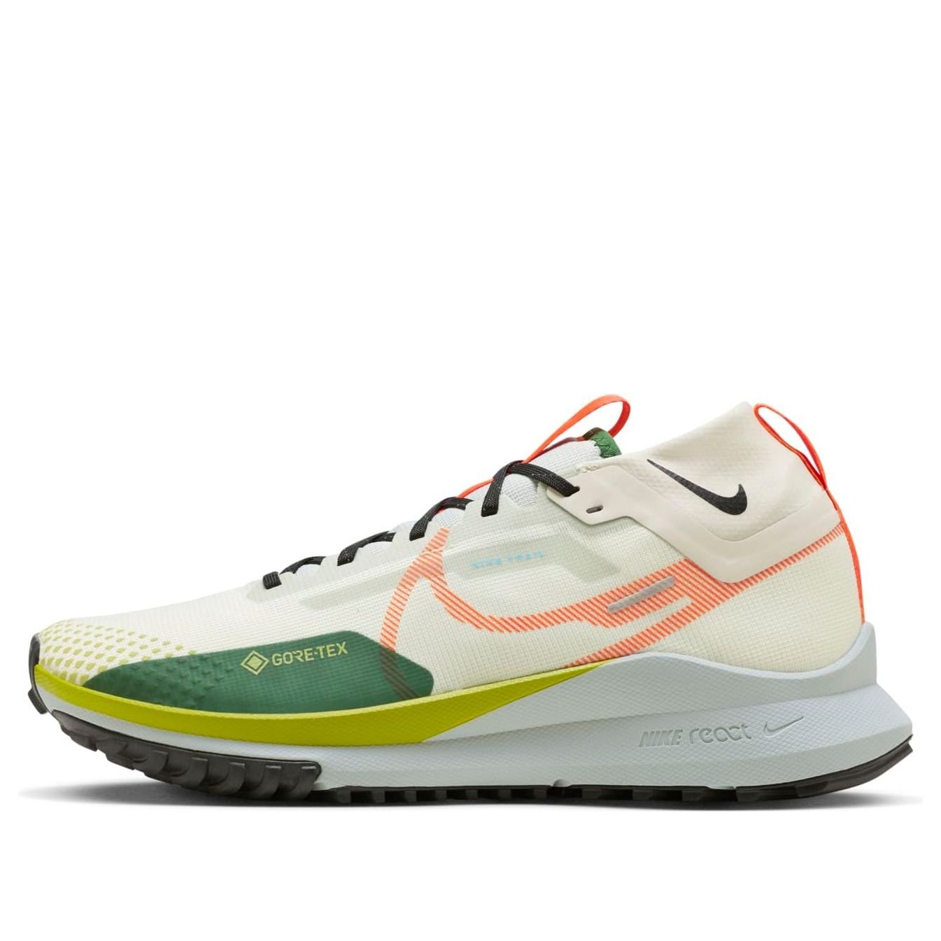 Nike React Pegasus Trail 4 GTX 'Coconut Milk Safety Orange Green' FN3430-180