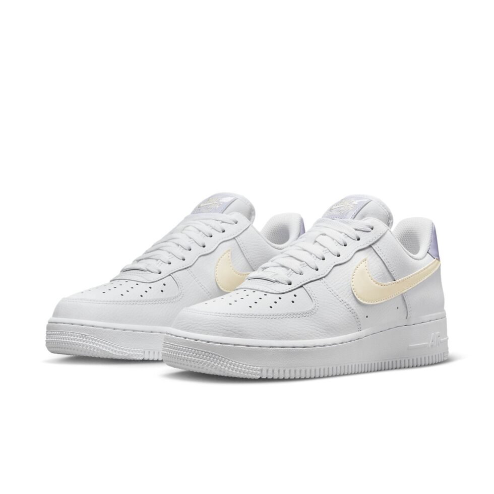 (WMNS) Nike Air Force 1 '07 'Coconut Milk Oxygen Purple' FN3501-100 - Image 3