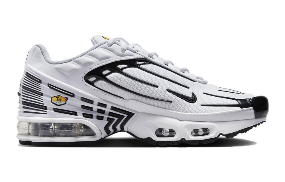 (GS) Nike Air Max Plus 3 'White Black' FN3845-100 - Image 2