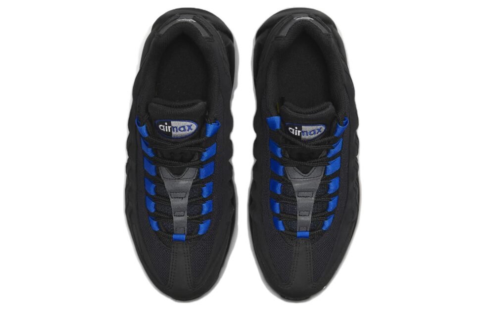 (GS) Nike Air Max 95 'Black Royal Blue' FN3876-001 - Image 4
