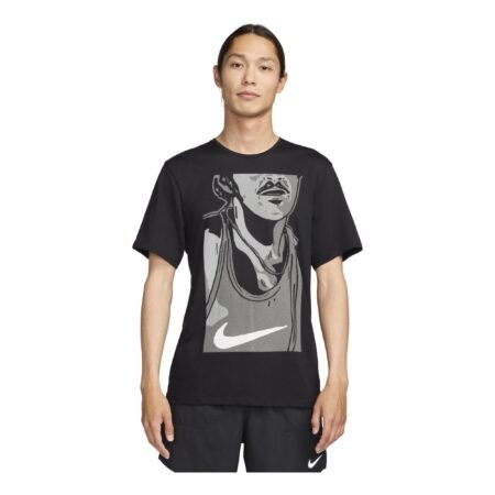 Nike Rise 365 Run Energy Running T-shirt Asia Sizing 'Black' FN3997-010