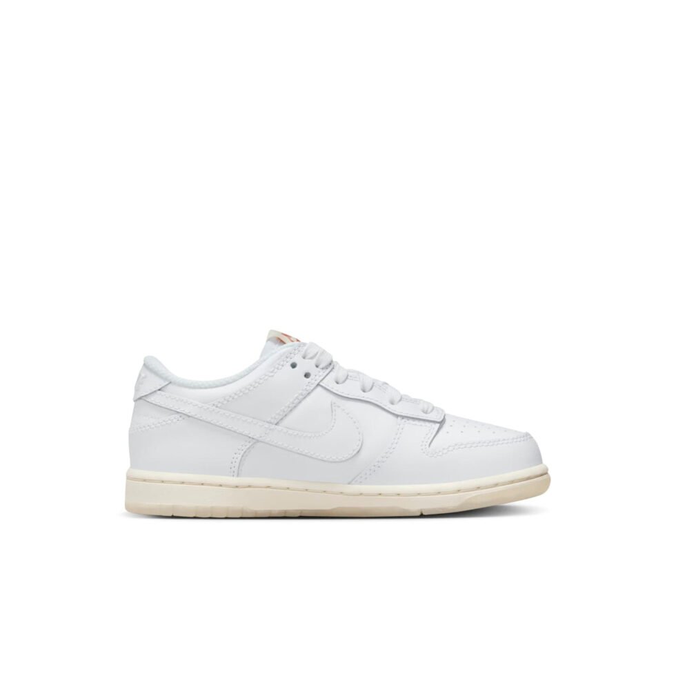 (PS) Nike Dunk Low SE 'Rainbow Lace Swoosh White' FN4862-100 - Image 2