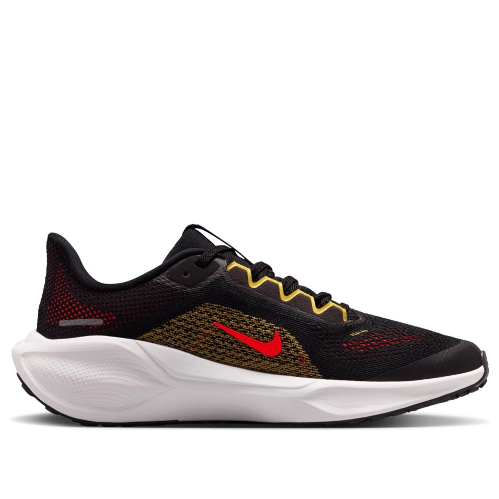 (GS) Nike Air Zoom Pegasus 41 'Black Glossy Deep Red' FN5041-005 - Image 6