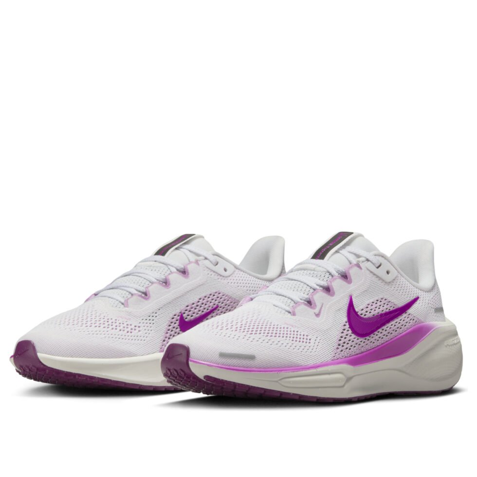 (GS) Nike Air Zoom Pegasus 41 'White Hyper Violet' FN5041-104 - Image 4