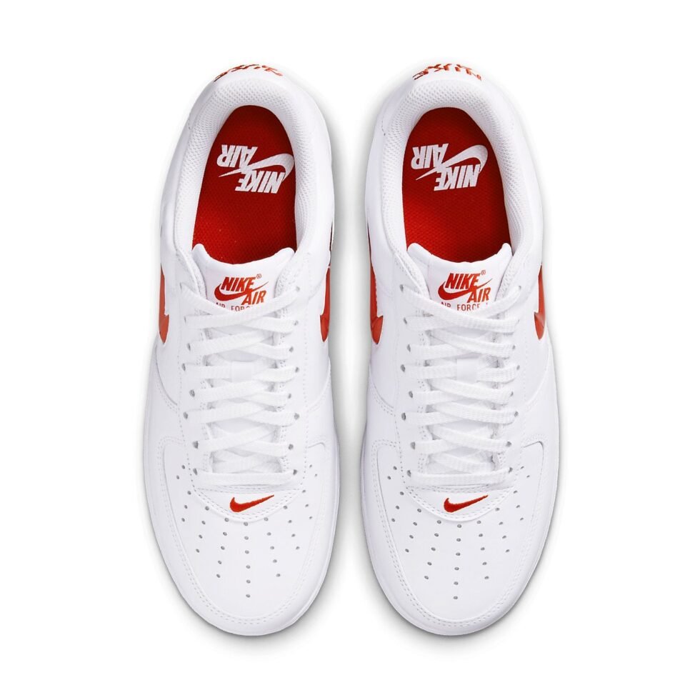 Nike Air Force 1 Low 'Color of the Month White Red' FN5924-101 - Image 3