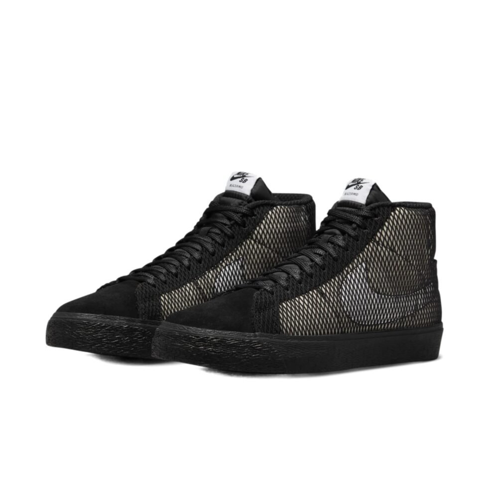 Nike SB Zoom Blazer Mid Premium 'White Black' FN6038-100 - Image 3