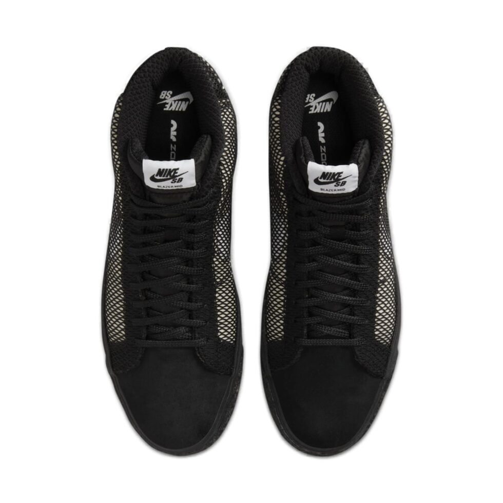 Nike SB Zoom Blazer Mid Premium 'White Black' FN6038-100 - Image 4