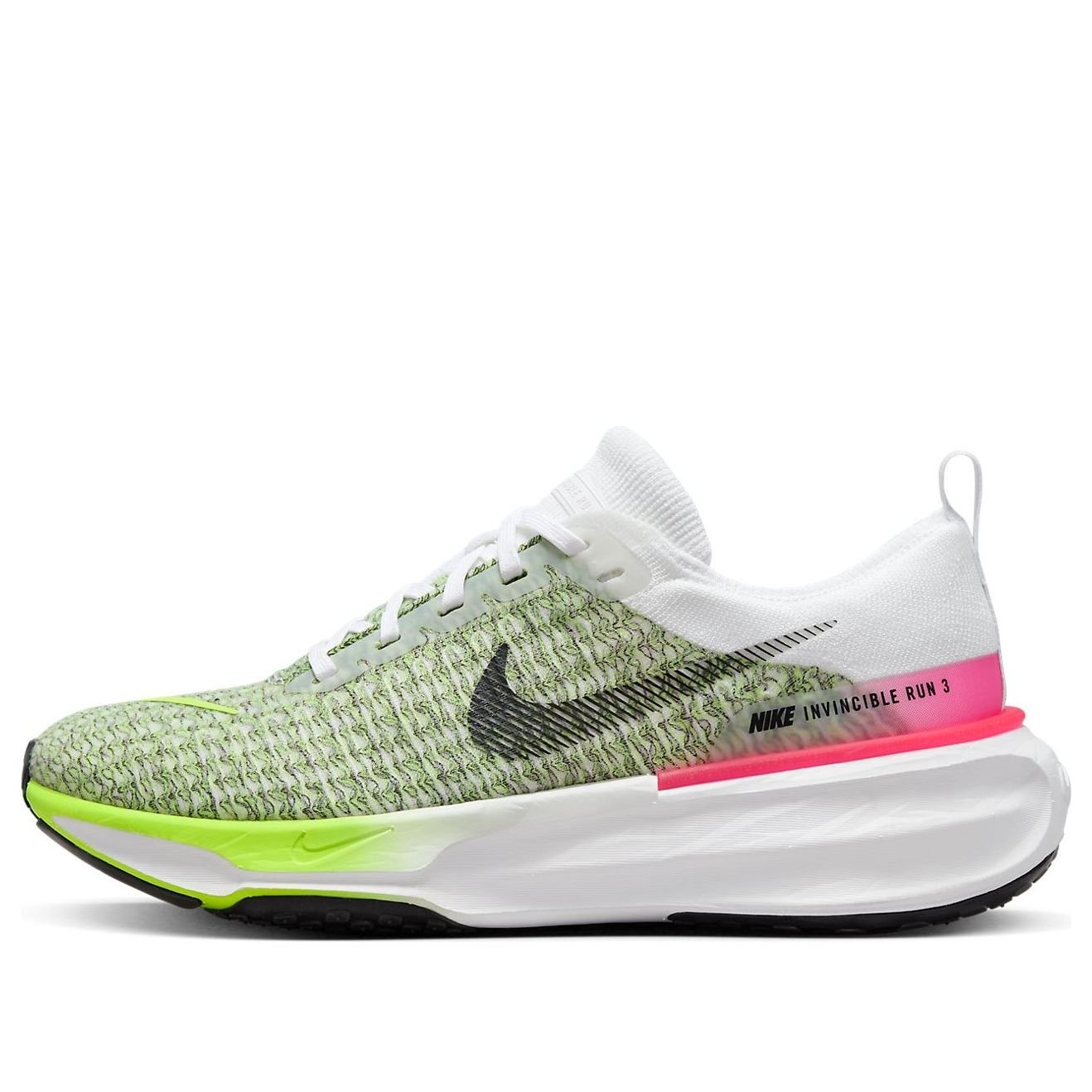 Nike ZoomX Invincible Run Flyknit 3 'White Volt Hyper Pink' FN6821-100
