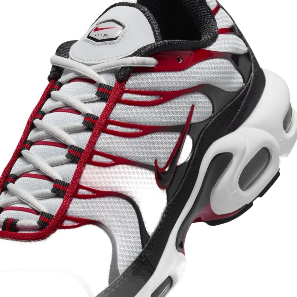 Nike Air Max Plus 'Pure Platinum Black Red' FN6949-002 - Image 7