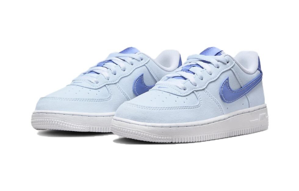 (PS) Nike Force 1 LV8 'Blue Tint White' FN6970-423 - Image 3