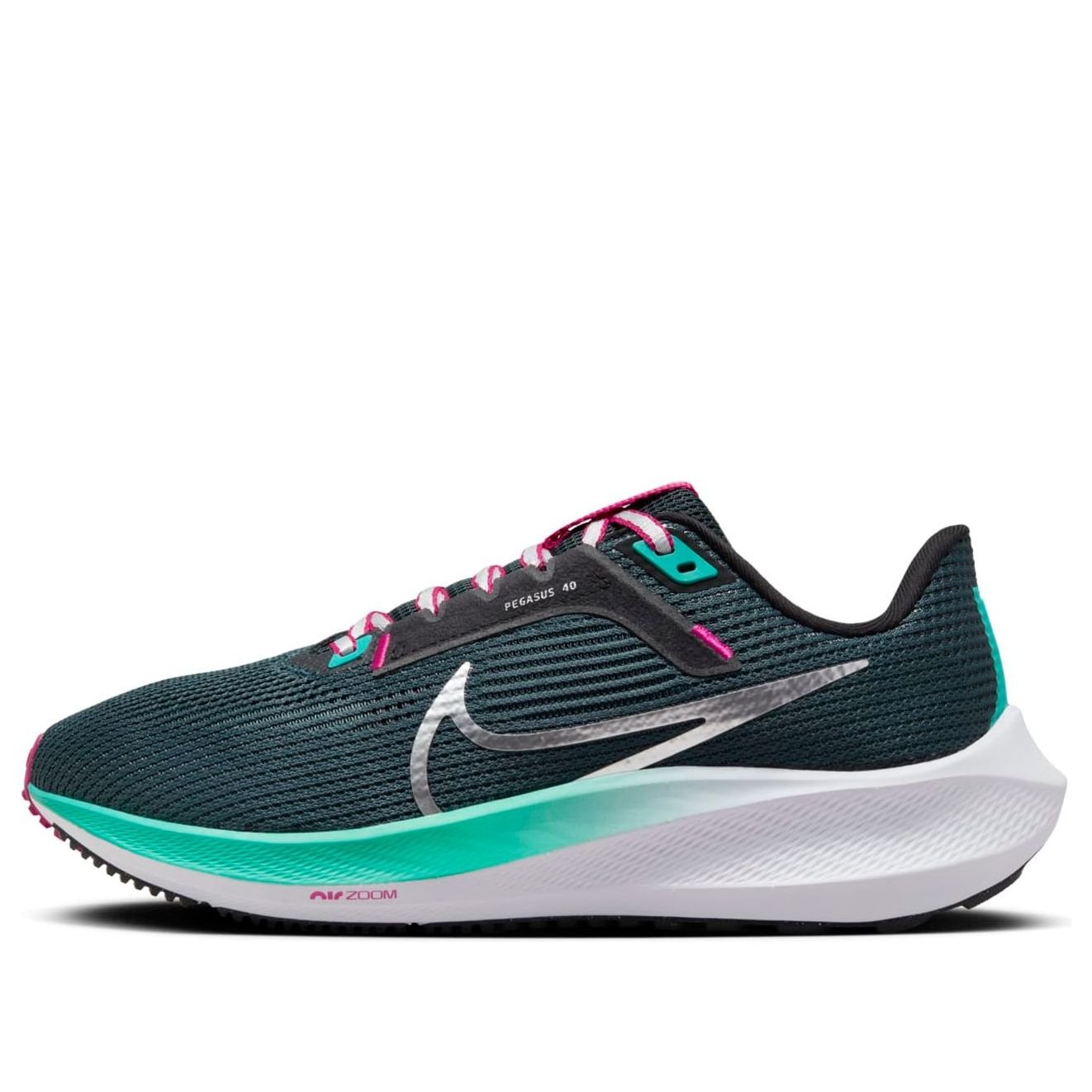 (WMNS) Nike Air Zoom Pegasus 40 'Deep Jungle Metallic Silver' FN7991-300