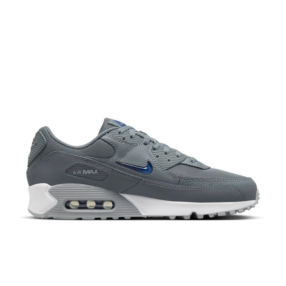 Nike Air Max 90 Jewel 'Grey Royal Blue' FN8005-001 - Image 2