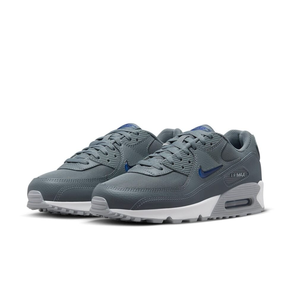 Nike Air Max 90 Jewel 'Grey Royal Blue' FN8005-001 - Image 3