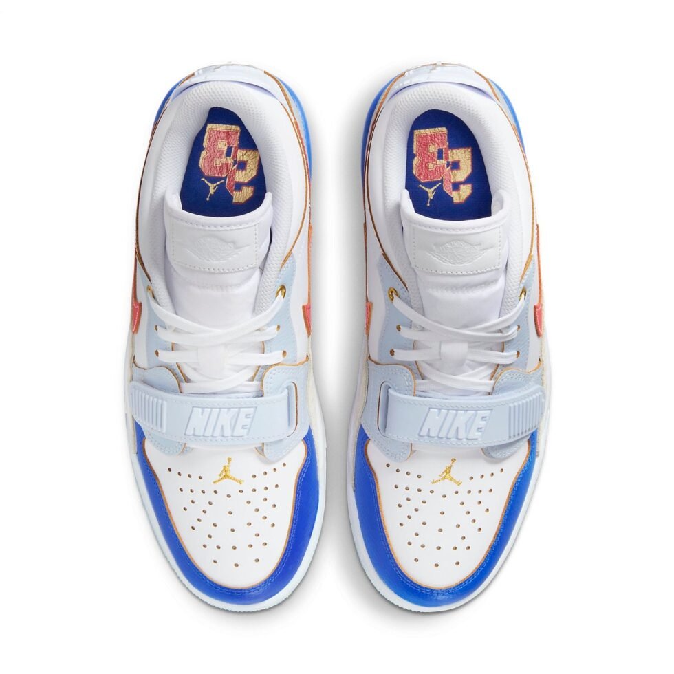Air Jordan Legacy 312 Low 'White University Red Game Royal' FN8902-161 - Image 3