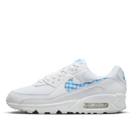 (WMNS) Nike Air Max 90 'Blue Gingham' FQ0207-100