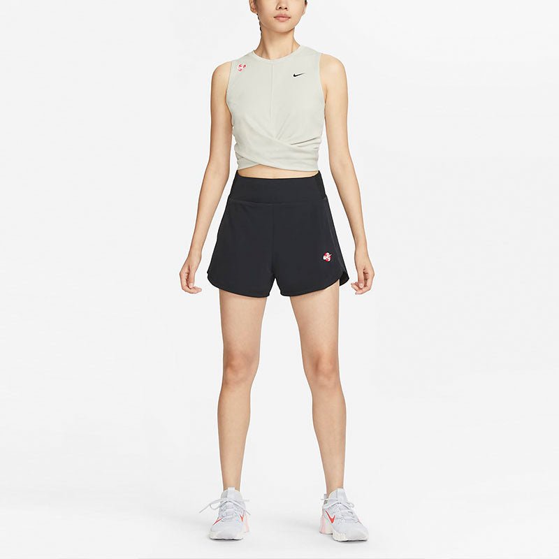 (WMNS) Nike AS NK DF Tank Crop GCEL 'Beige' FQ0697-072 - Image 3