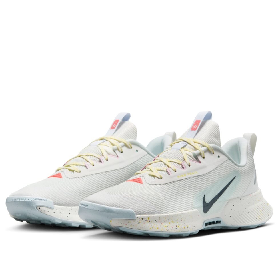 Nike Juniper Trail 3 'Summit White Pure Platinum Magic Ember Armory Navy' FQ0904-100 - Image 4