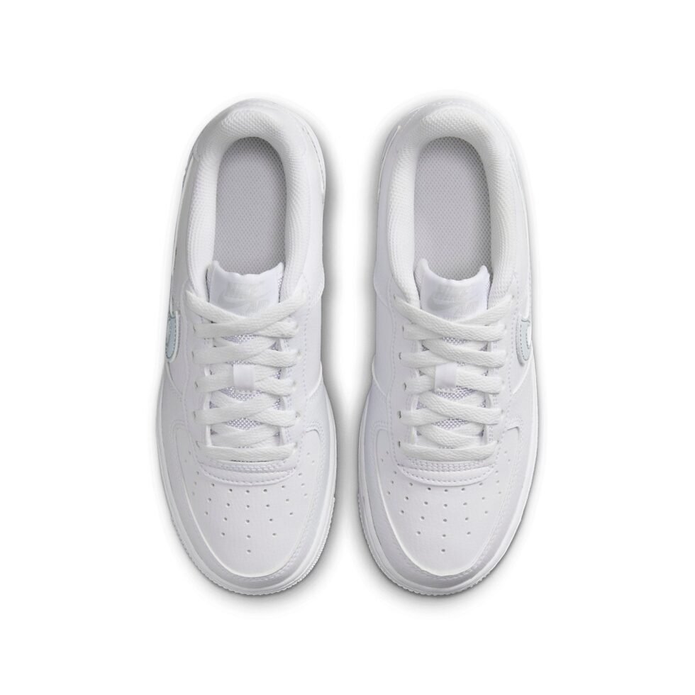 (GS) Nike Air Force 1 Low Cut Out 'Soft Grey' FQ2413-100 - Image 4