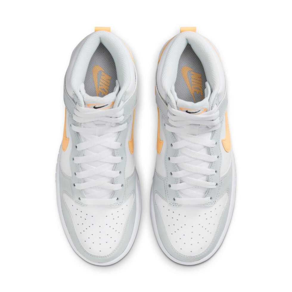 (WMNS) Nike Dunk High 'Pure Platinum Melon Tint' FQ2755-001 - Image 4