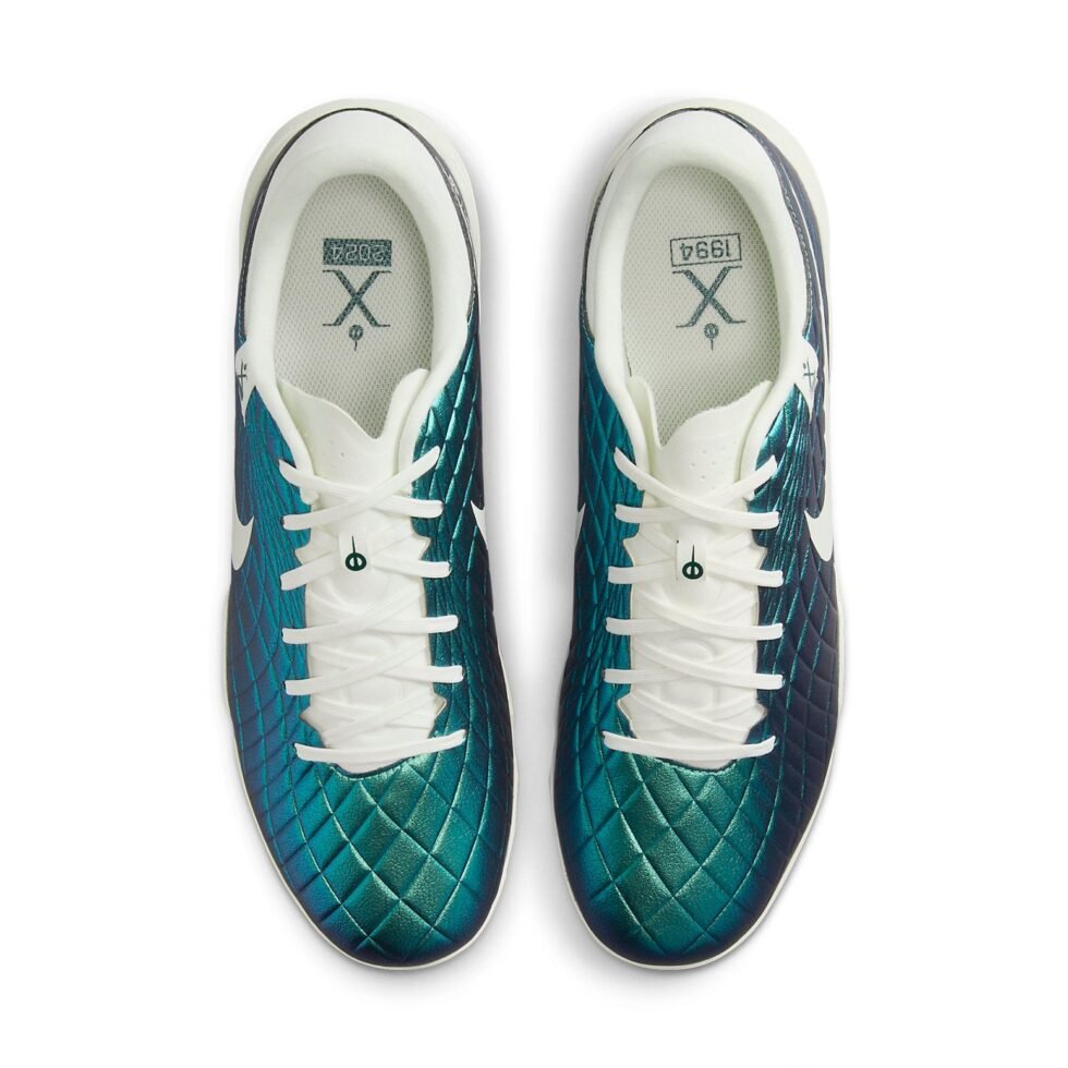 Nike Tiempo Emerald Legend 10 Academy TF Turf 'Dark Atomic Teal' FQ3245-300 - Image 4