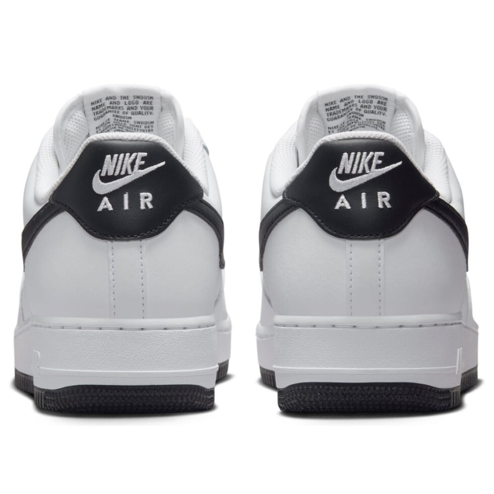 Nike Air Force 1 Low '07 'White Black' FQ4296-101 - Image 3