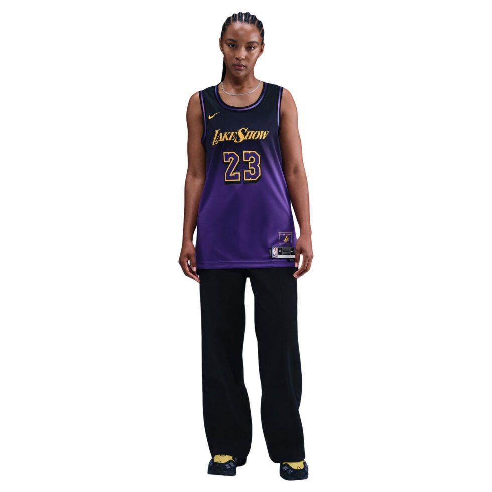 Nike Los Angeles Lakers 2024/25 City Edition Jersey 'Lebron James' FQ4346-504 - Image 5