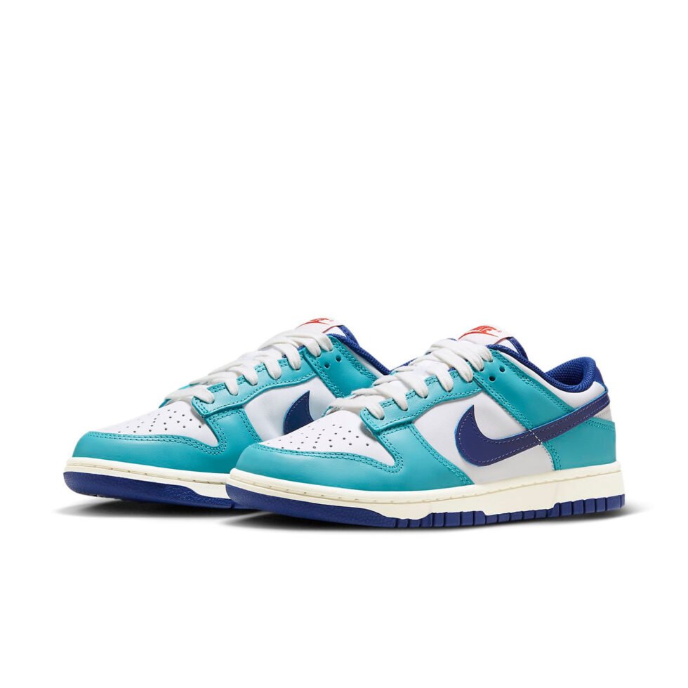 (WMNS) Nike Dunk Low 'Teal Nebula Deep Royal Blue' FQ6870-141 - Image 2
