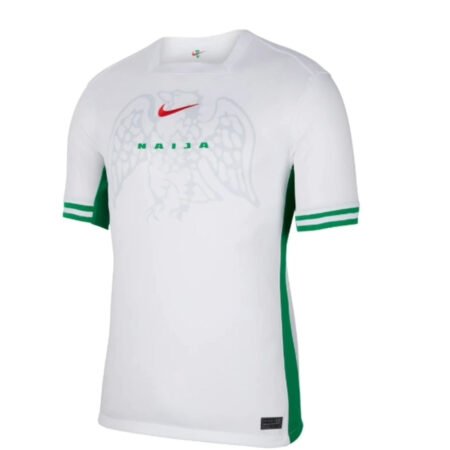 Nike Dri-FIT Nigeria 2024 Stadium Home Football Replica Shirt 'White Green' FQ8837-100