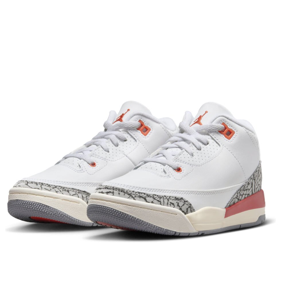(PS) Air Jordan 3 Retro 'Georgia Peach' FQ9174-121 - Image 4