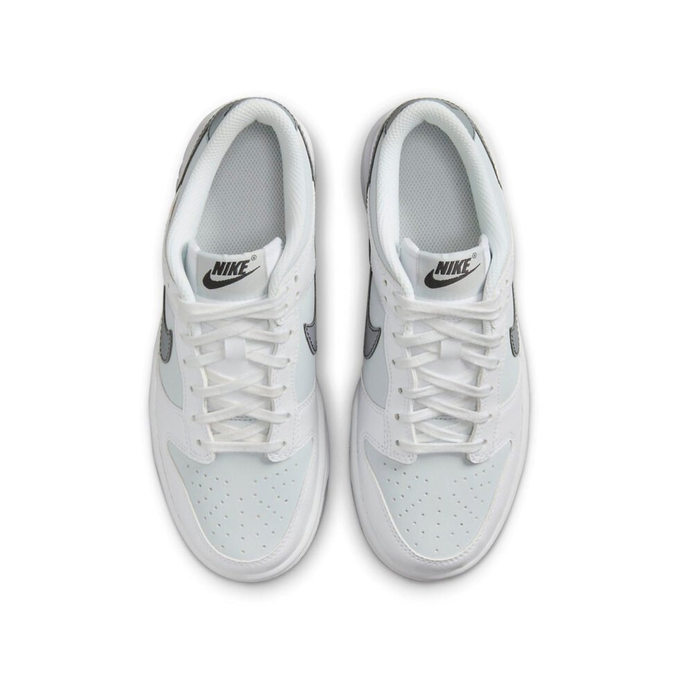 (GS) Nike Dunk Low 'Reflective Swoosh' FV0365-100 - Image 4