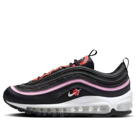 (GS) Nike Air Max 97 'Black Pink Rise Picante Red' FV0638-001