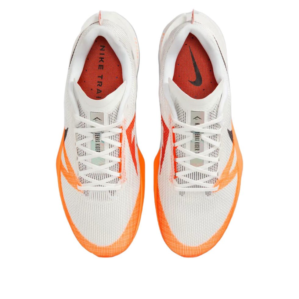 Nike Kiger 10 'White Photon Dust Total Orange Black' FV3929-101 - Image 4